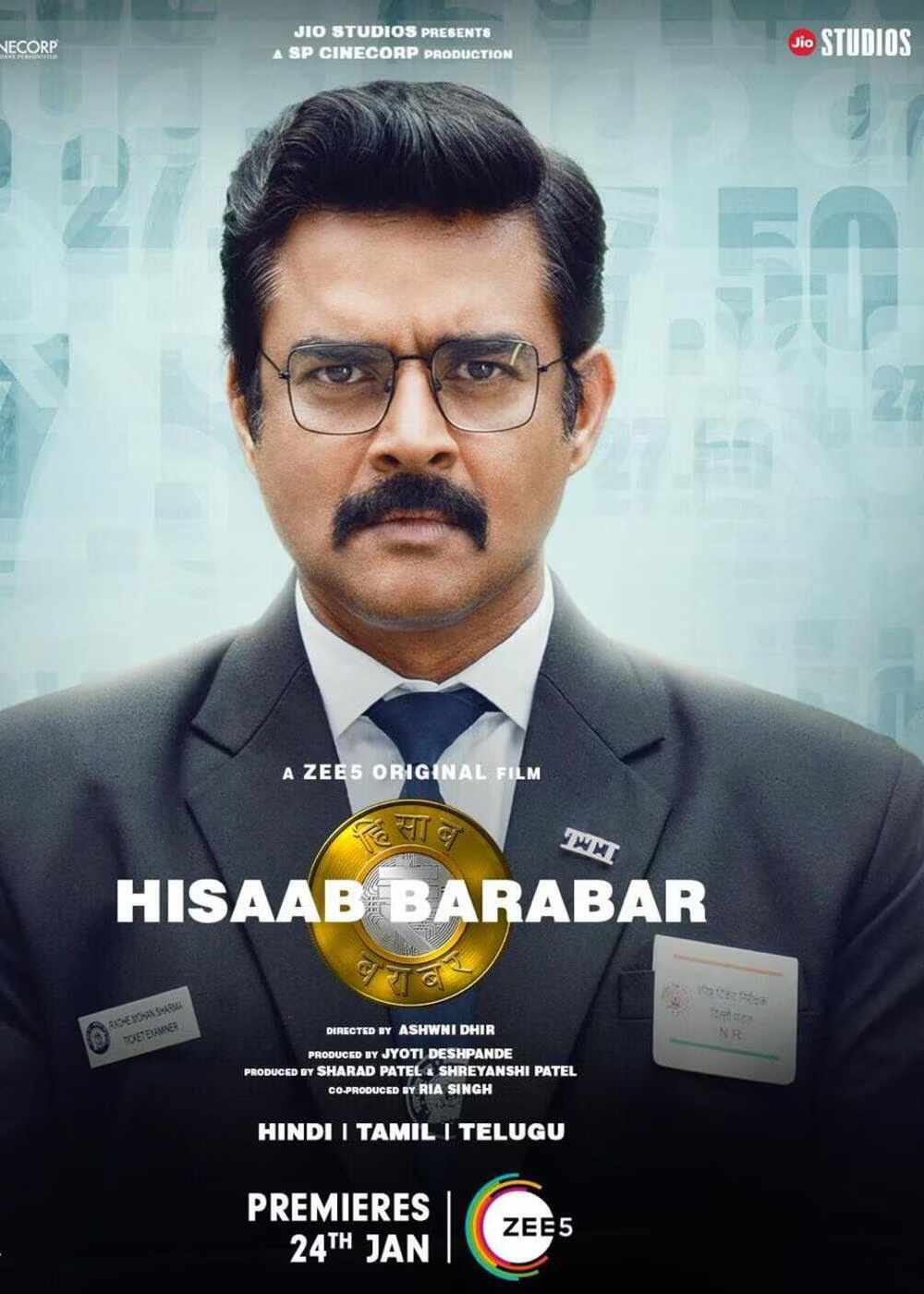 "Hisaab Barabar" (2025) is a compelling drama that delves into themes of justice, personal accountability, and societal expectations. Set in a contemporary urban backdrop, the story follows the life of a man who is forced to confront the consequences of his past actions. He has long avoided taking responsibility for the mistakes he's made, but when a life-changing event occurs, he is left with no choice but to face the repercussions. As he struggles to balance his personal desires with the moral obligations imposed by those around him, the narrative examines the complexity of human nature and the challenges of seeking redemption. The film intricately explores the conflicts that arise when personal integrity clashes with the pressures of society. The title, "Hisaab Barabar," translates to "Balanced Account," a metaphor for the need to reconcile one's past and present. With strong character development and intense emotional moments, the movie presents a powerful commentary on the universal quest for justice and the notion that every action has a corresponding consequence.